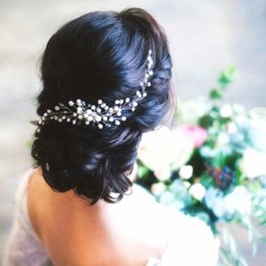 Bridal Pearl Jewel Crown Hair Pin